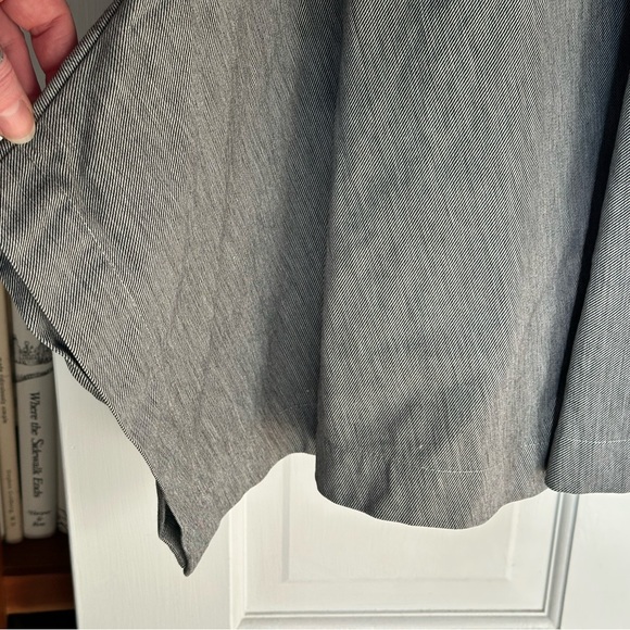 NWOT Fun and funky mixed material turtleneck sweatshirt/chambray maxi dress - XL - Picture 11 of 13